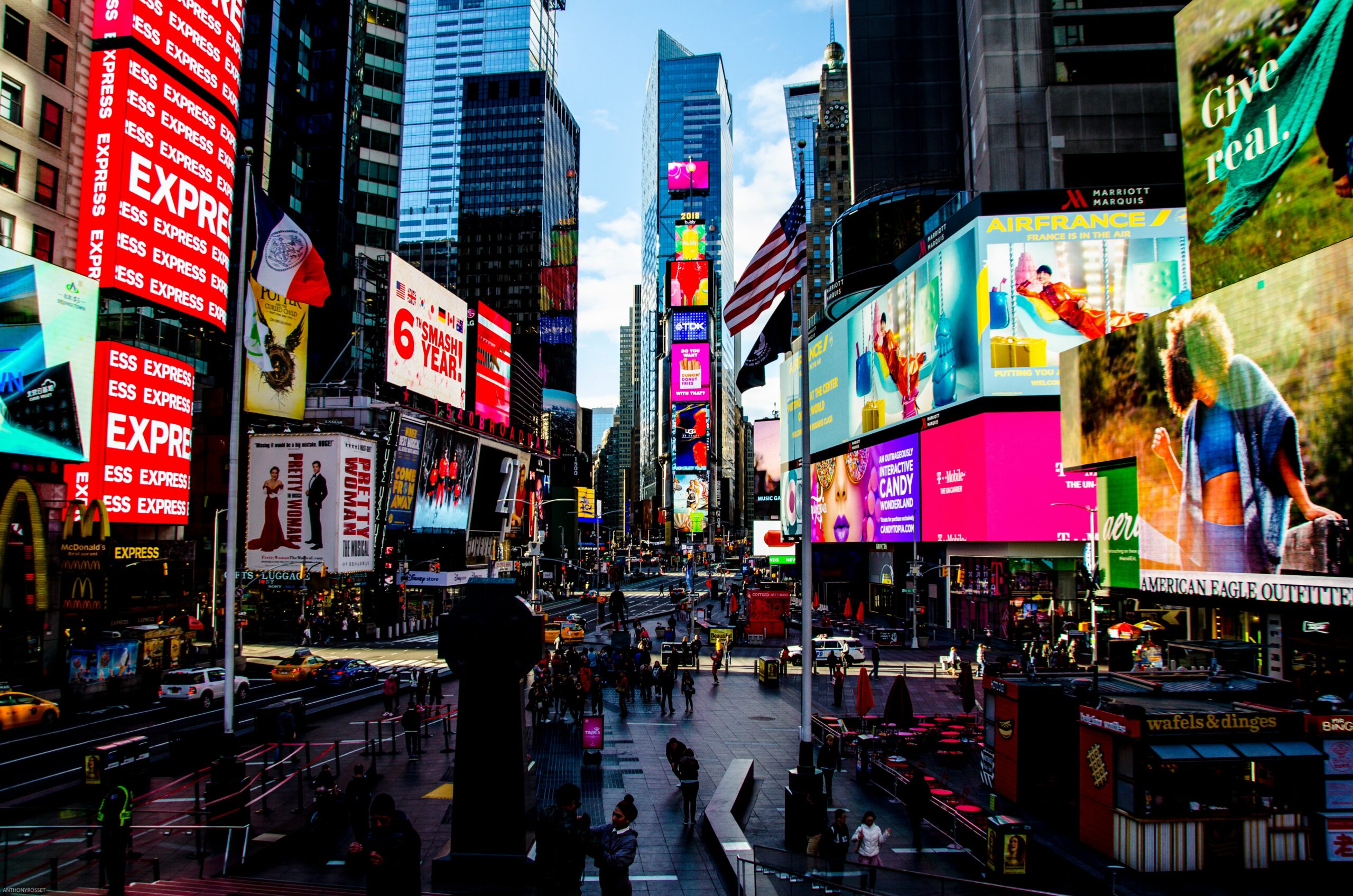 ads in Times Square NY