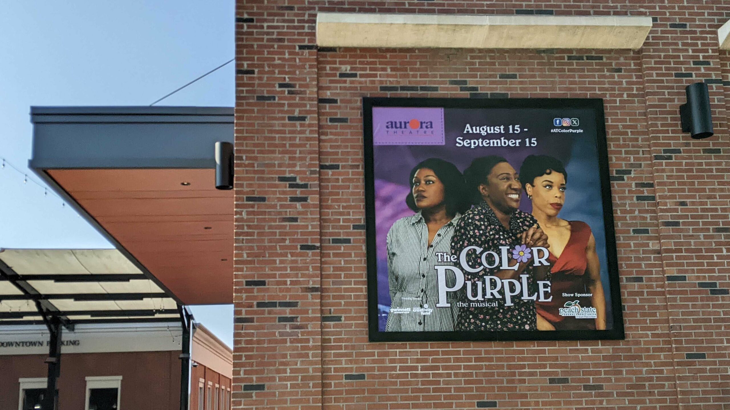 Aurora The Color Purple Show Banner - Rock Paper Scissors